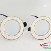 Đèn Led Âm trần đa năng viền Vàng 7W ánh sáng Trắng (Downlight)