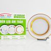 Đèn Led Âm trần viền vàng 12W ánh sáng trắng (Downlight)